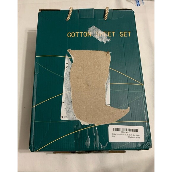 Bed Sheet 100% Cotton 1000 thread count- Queen - Picture 4 of 4